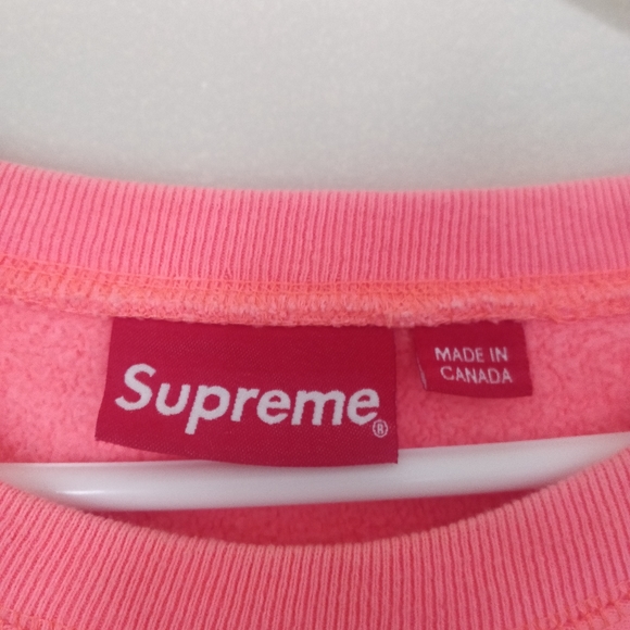 Supreme Box Logo Crewneck Coral (FW18) XL - Picture 5 of 7